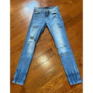Flying Monkey Mid Rise Ankle Skinny Jeans Size 24